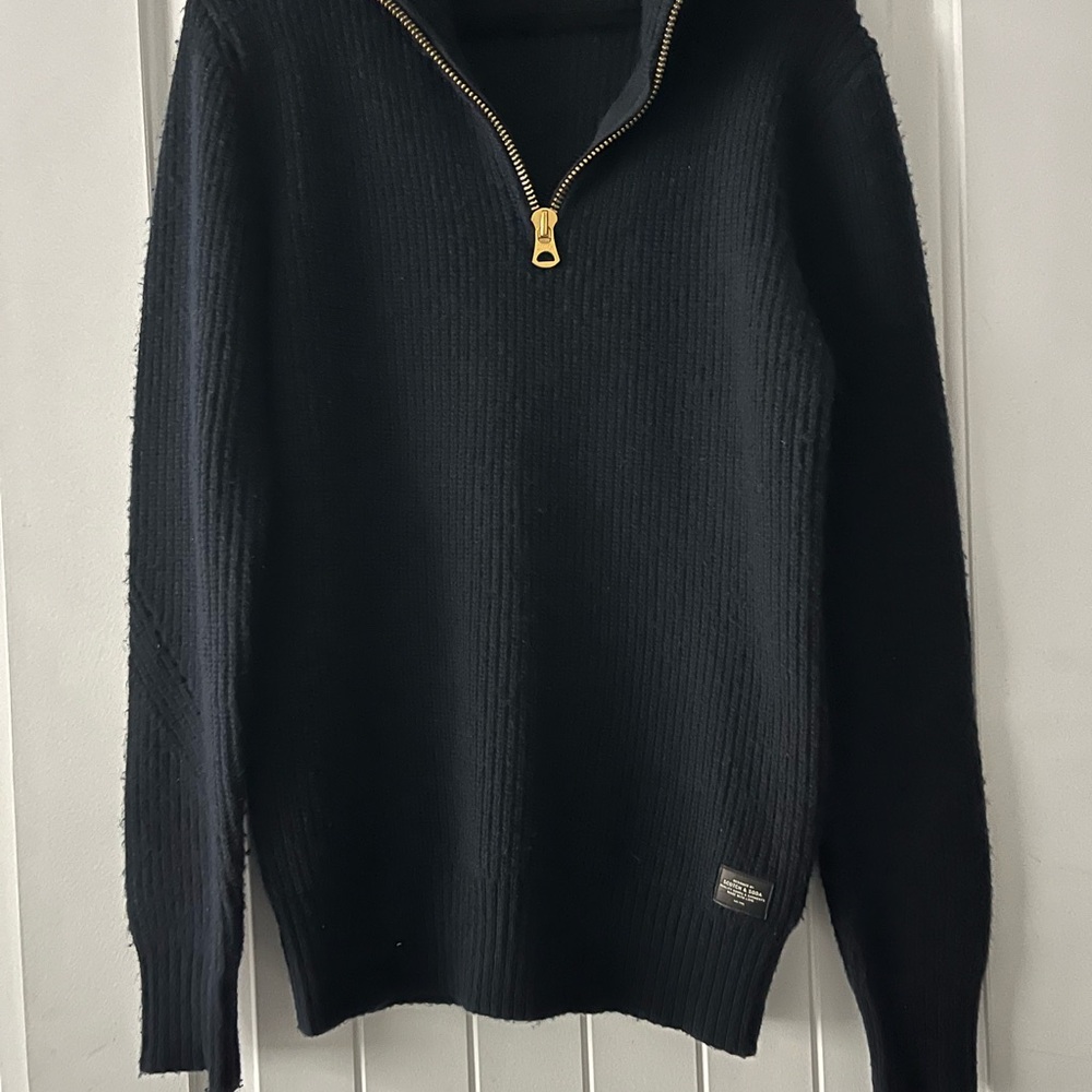 Scotch & Soda Men's 1/4 Zip Sweater